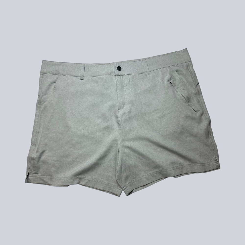 Magellan Outdoors Men’s XXL Gray Classic Fit Performance Shorts 5” Inseam